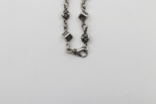 Chrome Hearts Dice Necklace 24”