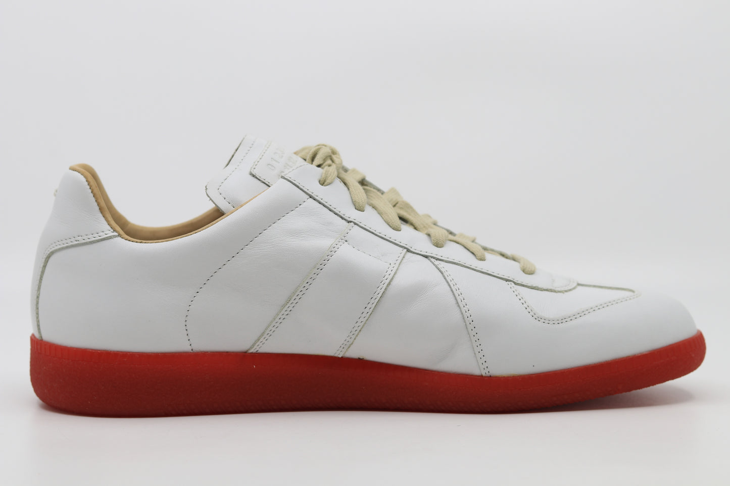 Margiela Replica Low White/Red Size 44