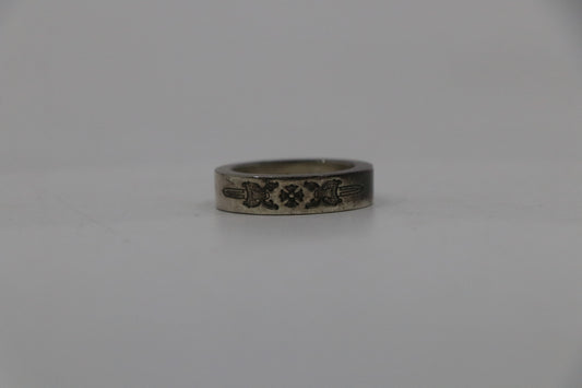 Chrome Hearts 6MM Dagger Spacer Ring Size 8.5
