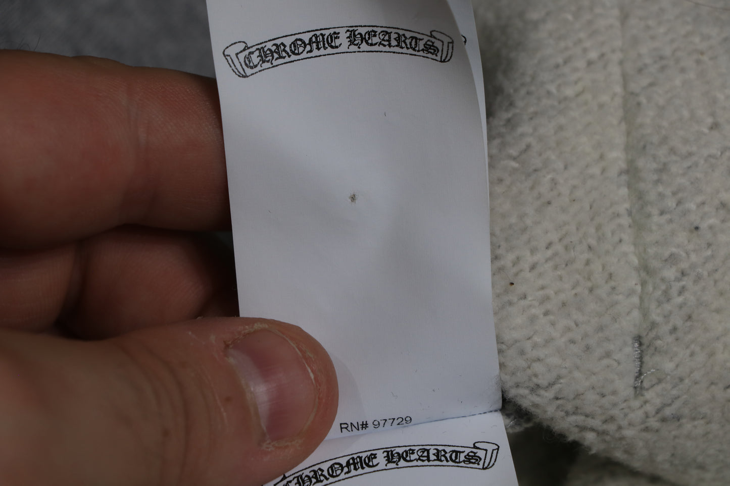 Chrome Hearts Paper Jam Hoodie Grey Size Small| AVNTGRDNY NYC