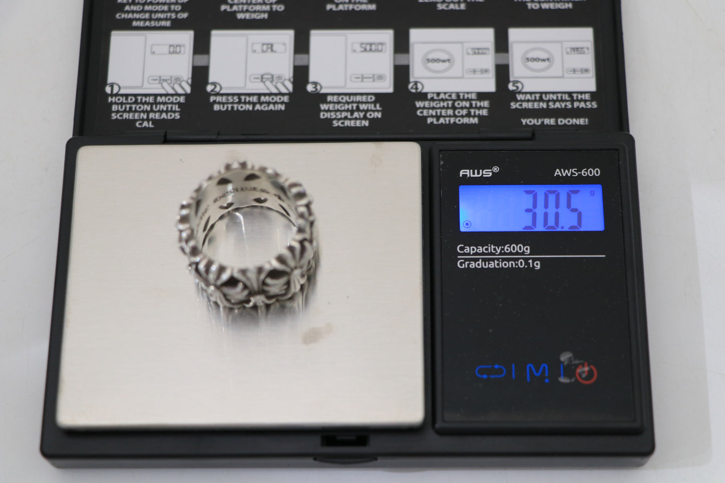Chrome Hearts Cemetary Ring Size 11.5