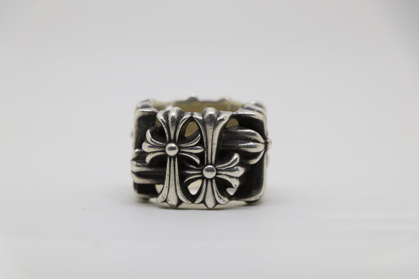 Chrome Hearts Square Cemetery Ring Size 13 Sterling Silver | AVNTGRDNY NYC