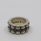 Chrome Hearts Double Pete Punk Ring Size 8