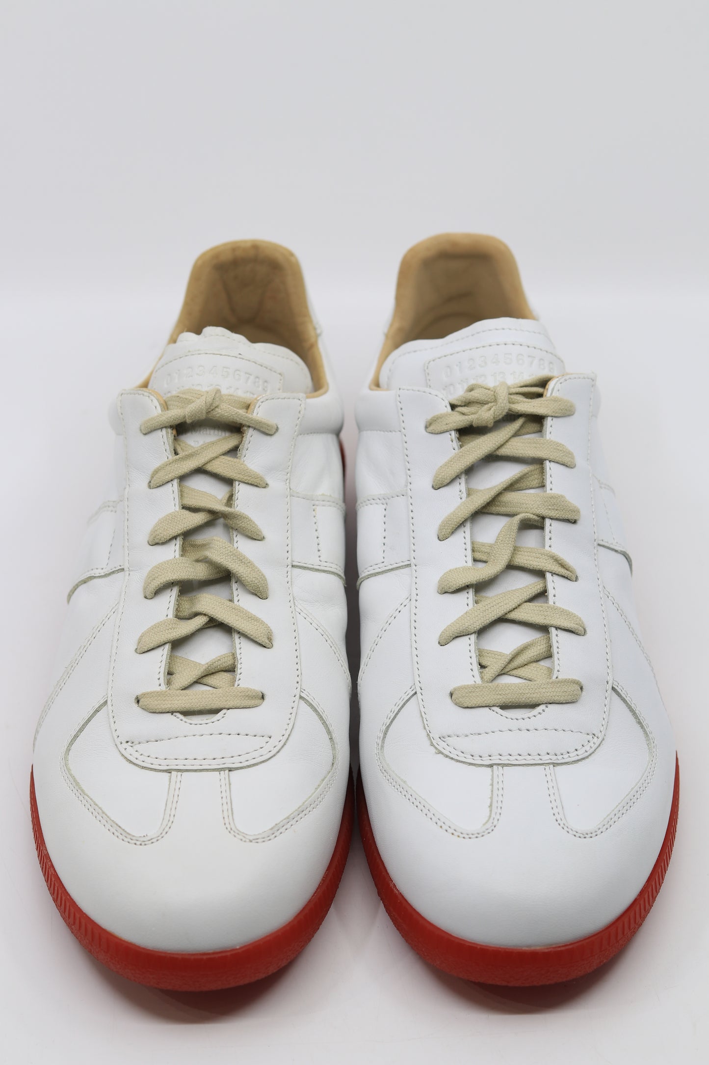 Margiela Replica Low White/Red Size 44