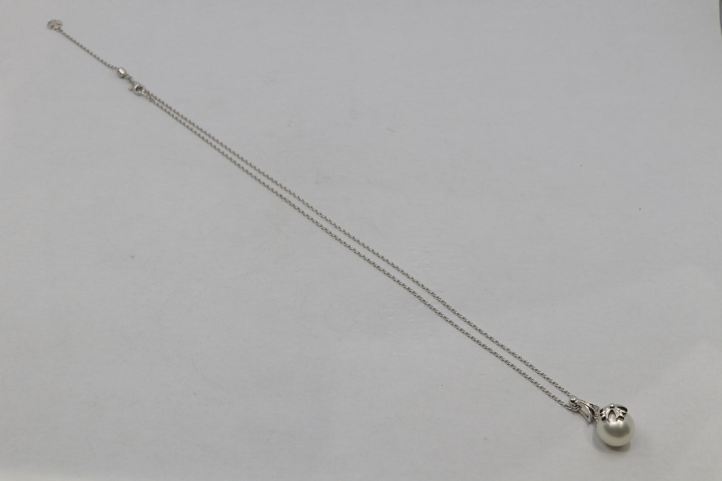 Chrome Hearts x Mikimoto White Gold Pearl Necklace 20"| AVNTGRDNY NYC