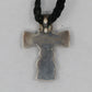 Chrome Hearts Celtic Cross Pendant with Attached Leather Necklace Sterling Silver| AVNTGRDNY NYC