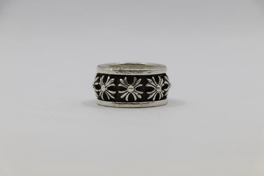 Chrome Hearts CH X Spinner Ring Size 6 Sterling Silver | AVNTGRDNY NYC