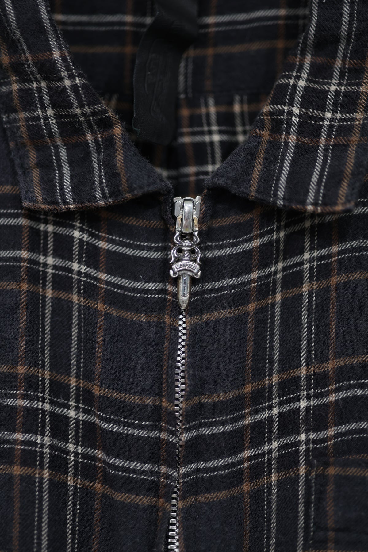 Chrome Hearts Dagger Flannel Short Sleeve T-Shirt Size S | AVNTGRDNY NYC