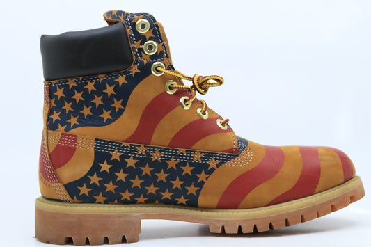 Supreme USA Flag Timberland Boot Size 8.5
