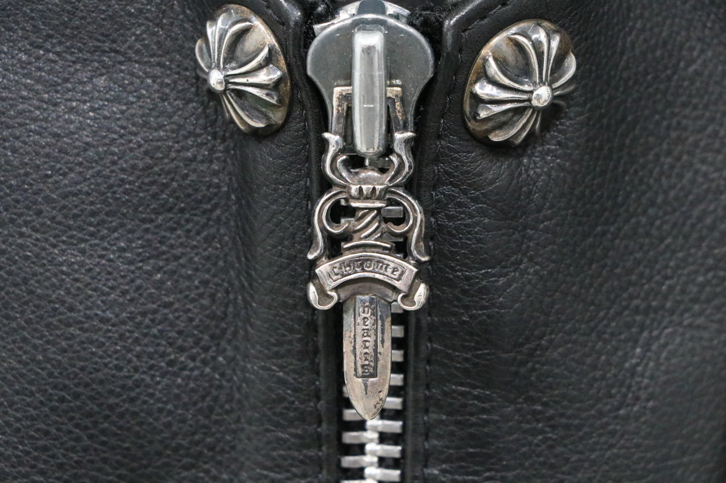 Chrome Hearts Leather Vest Black Size M| AVNTGRDNY NYC
