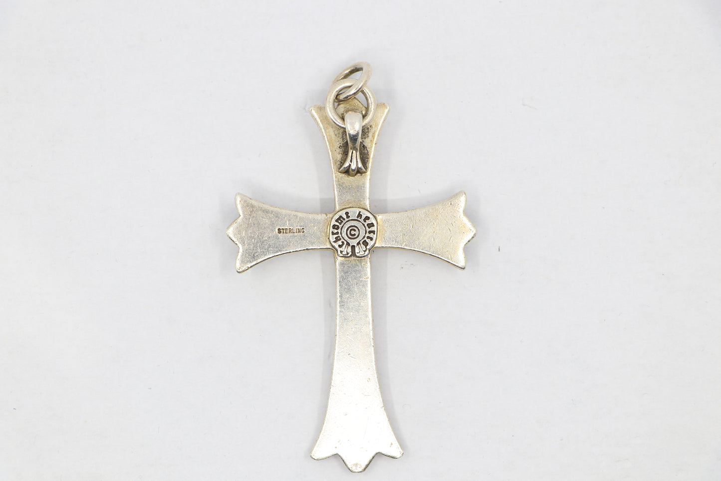 Chrome Hearts Large Cross Keychain Silver Pre-Owned | AVNTGRDNY NYC