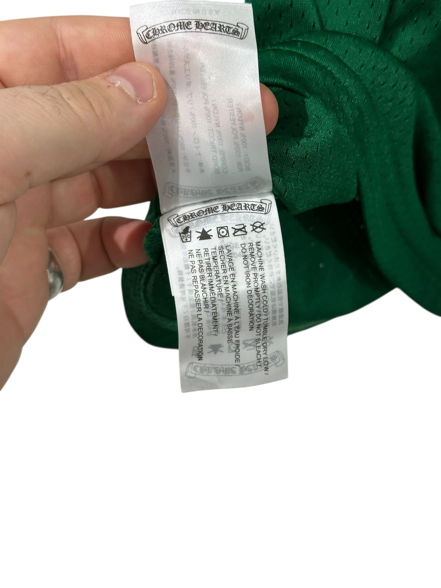 Chrome Hearts Stadium Mesh Jersey Green Size L