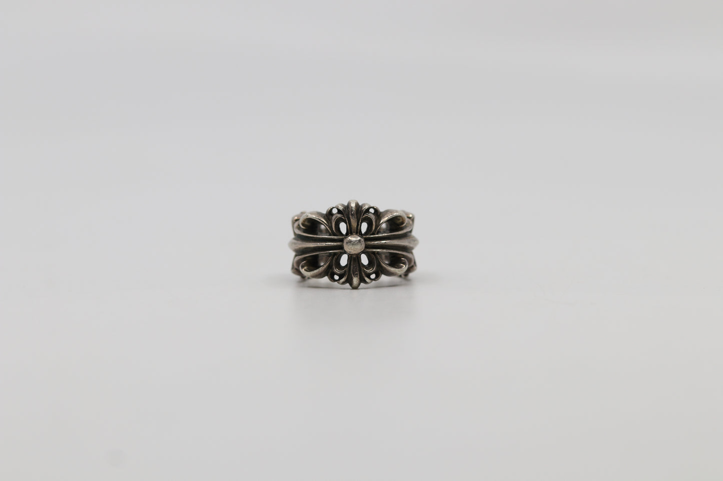 Chrome Hearts Double Floral Ring Size 7.5