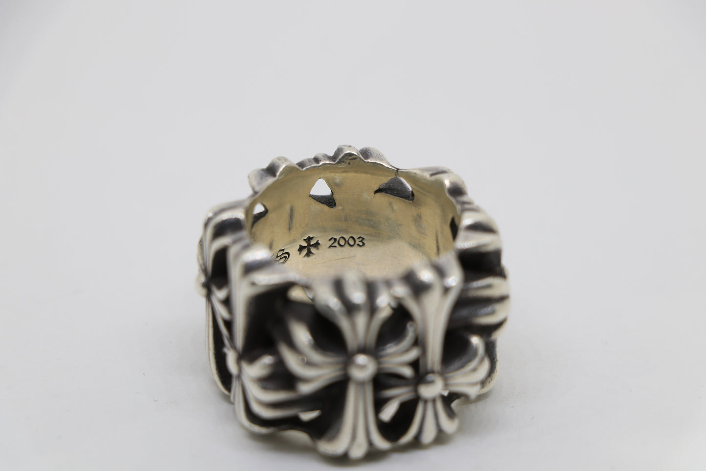 Chrome Hearts Square Cemetery Ring Size 13 Sterling Silver | AVNTGRDNY NYC