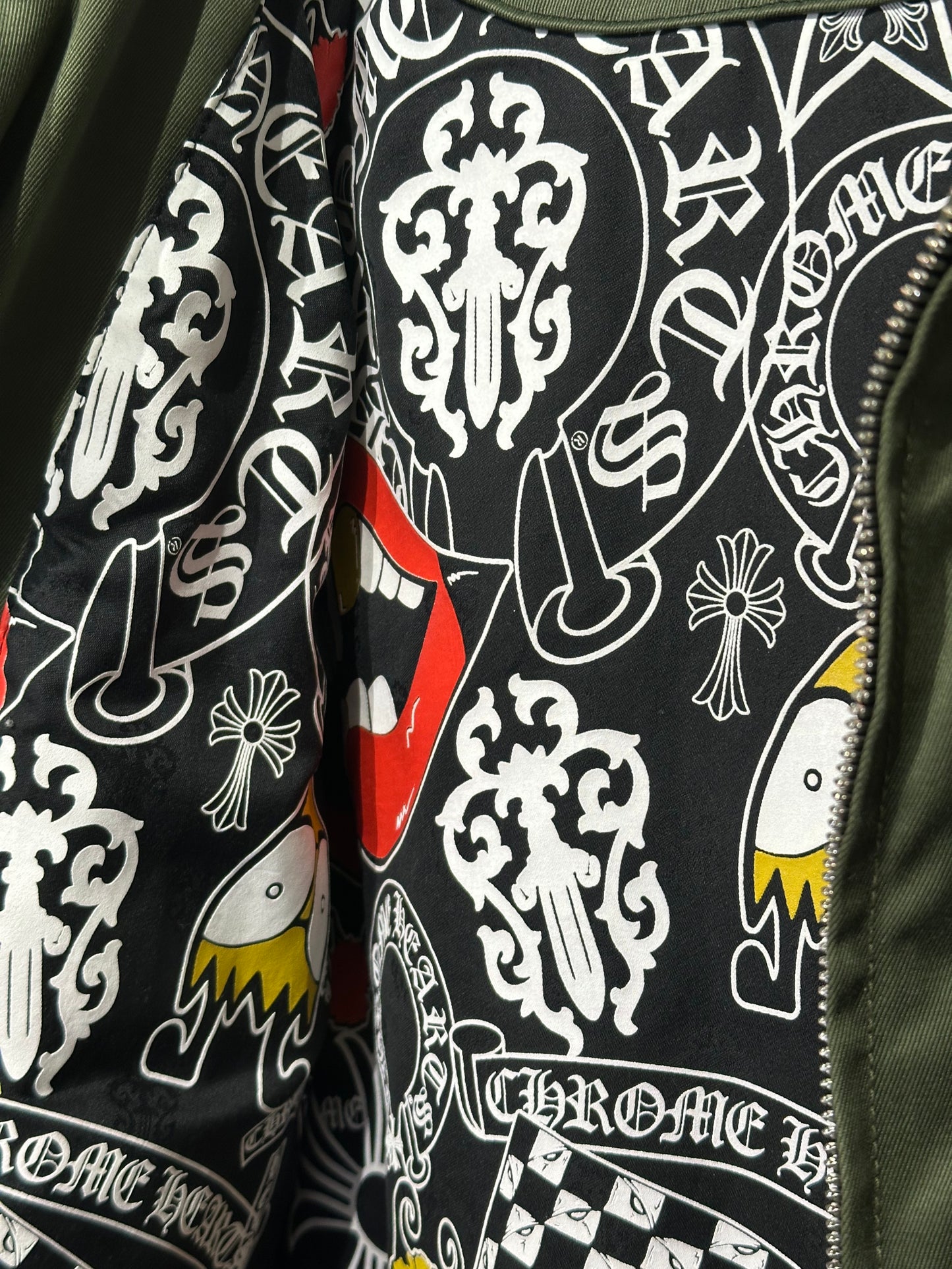 Chrome Hearts x Matty Boy “Smile You’re on Camera” Olive Jacket Size S