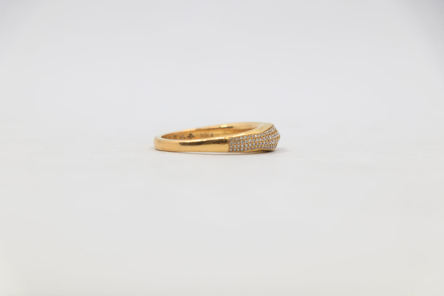 Chrome Hearts 22K Baby Fleur Ring Pavé Diamonds Size 8.5| AVNTGRDNY NYC