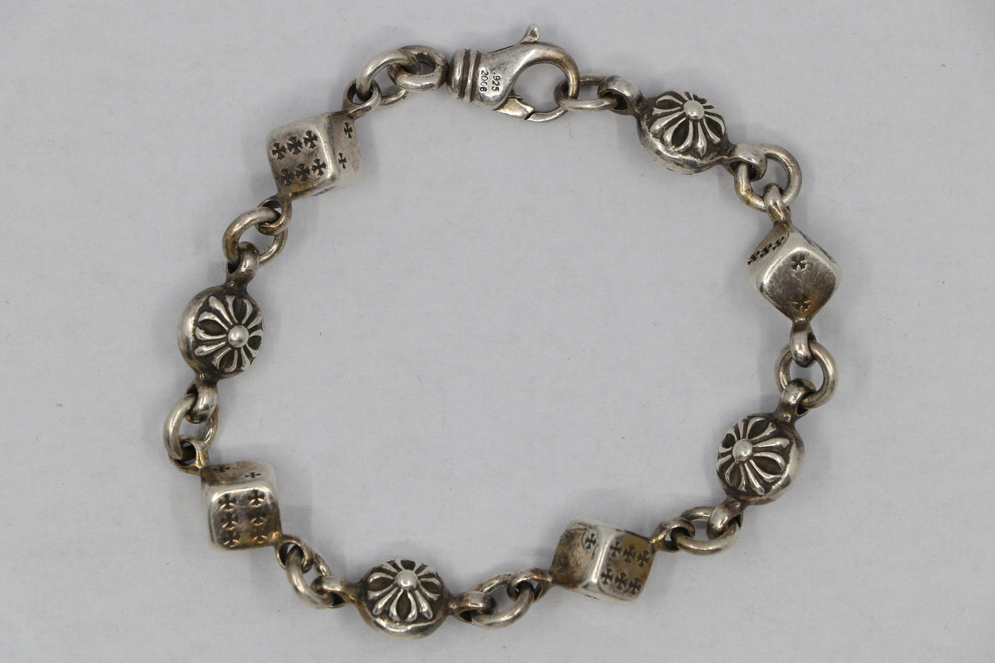 Chrome Hearts 8 Link Dice Bracelet | AVNTGRDNY NYC