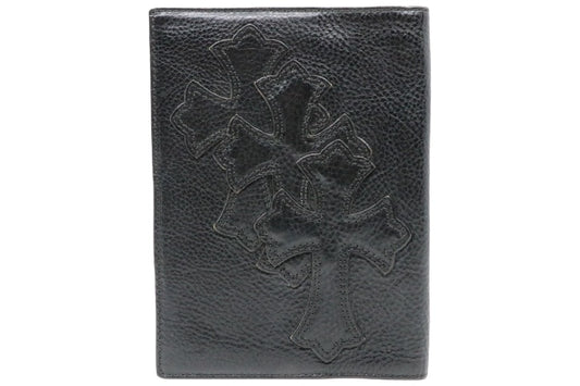 Chrome Hearts Cemetary Passport Wallet Black