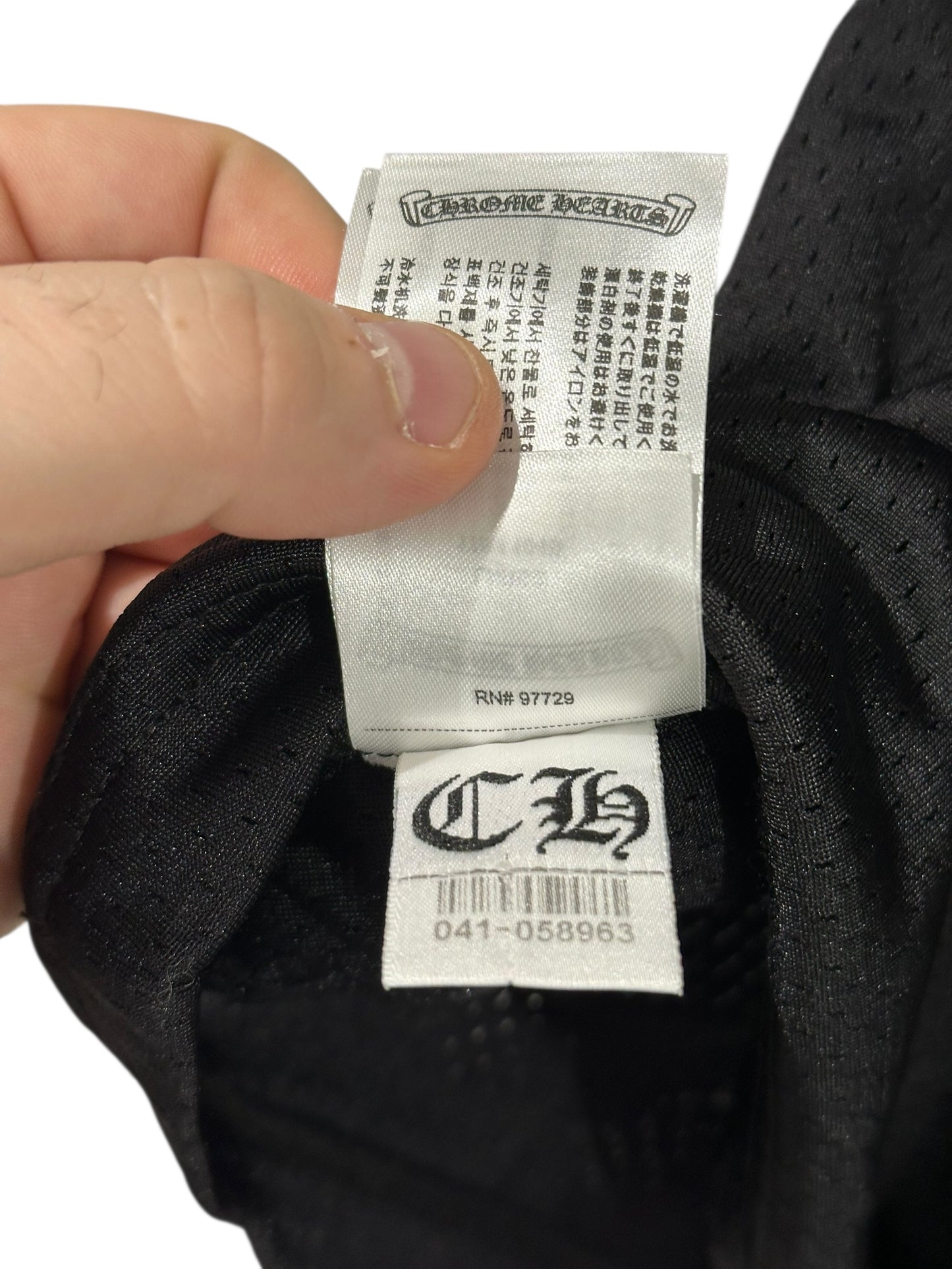 Chrome Hearts Stadium Mesh Jersey Black Size L