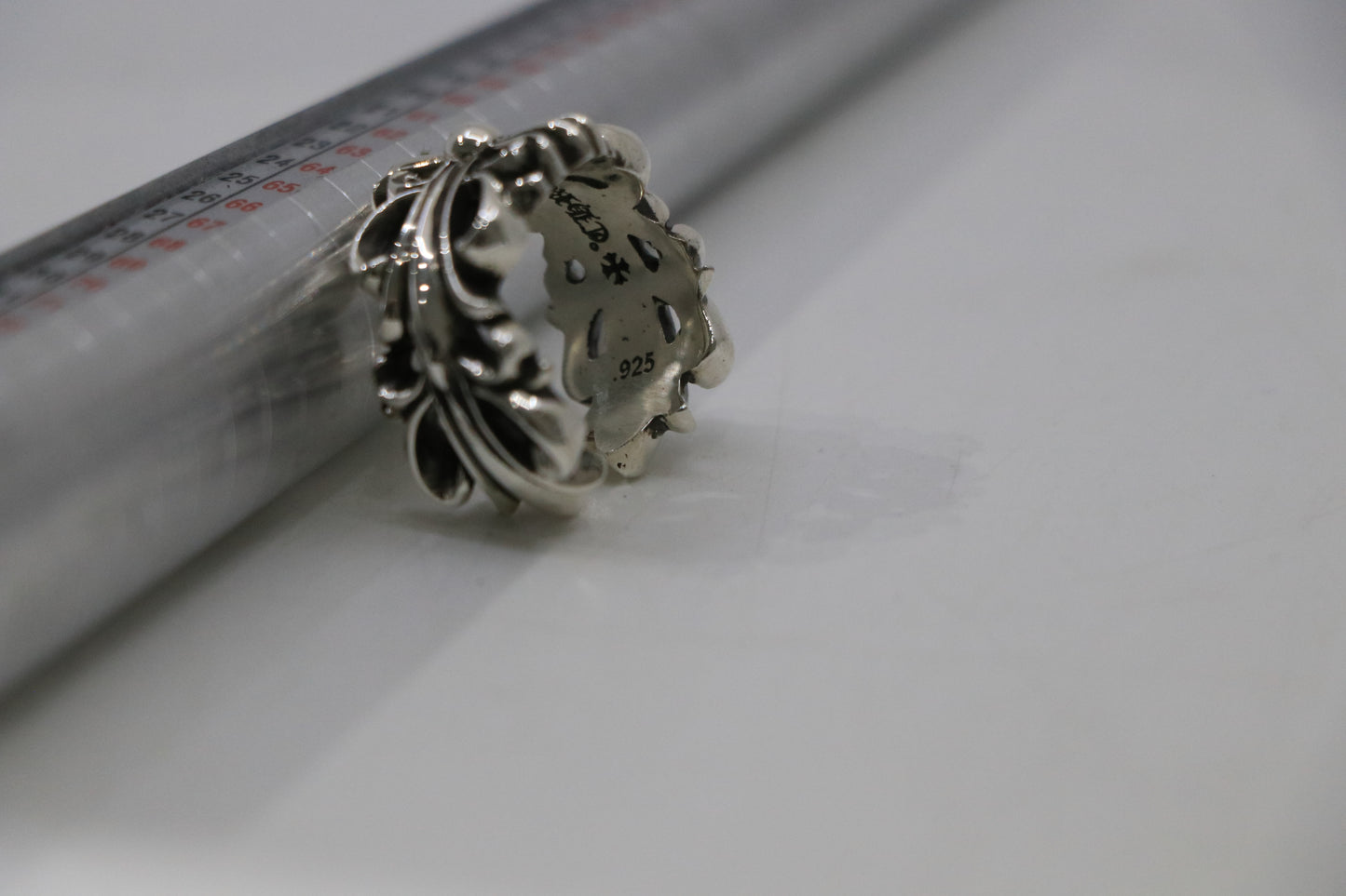 Chrome Hearts Double Floral Ring Size 7