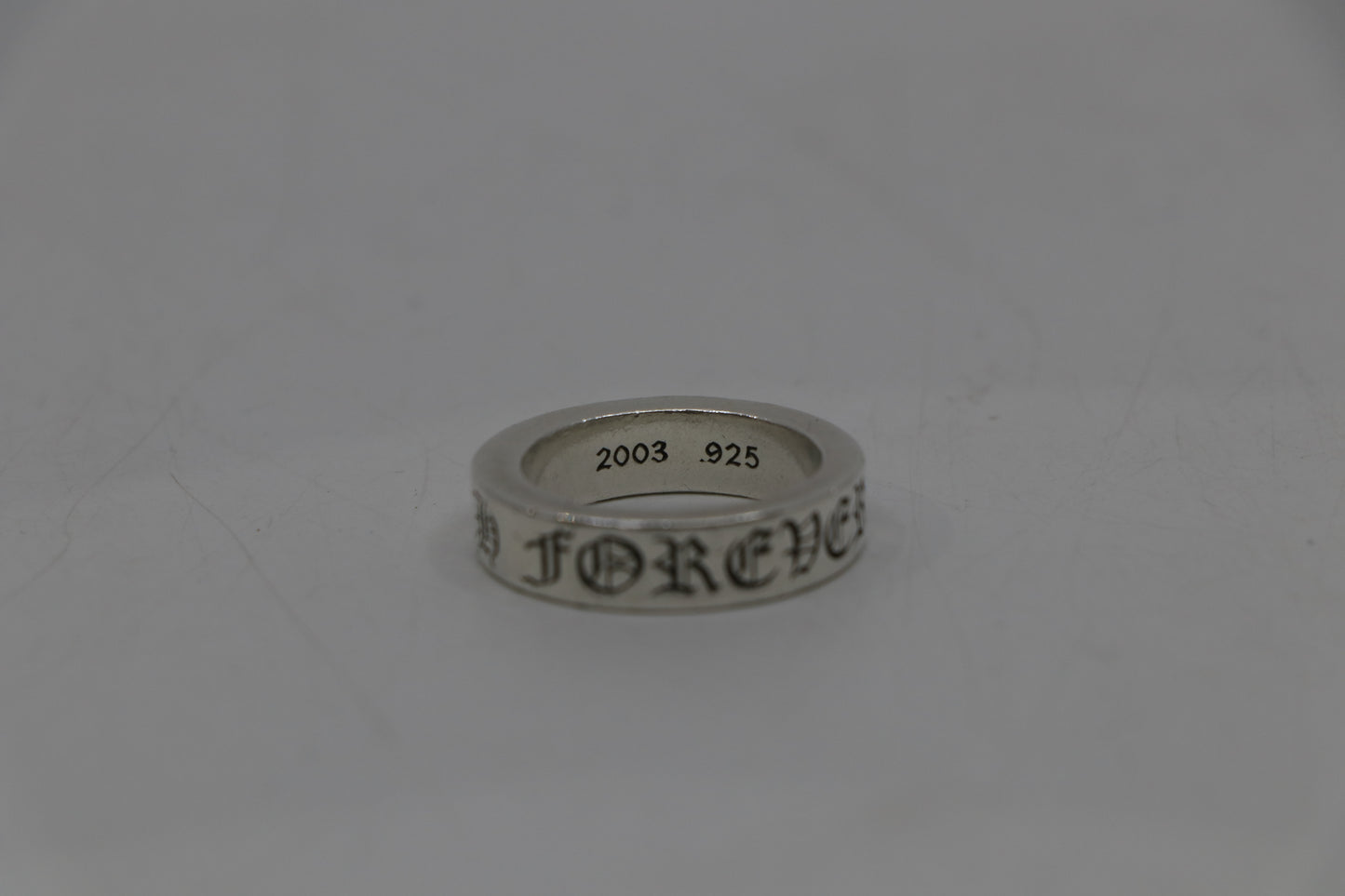 Chrome Hearts 6MM Spacer Forever Ring Size 9