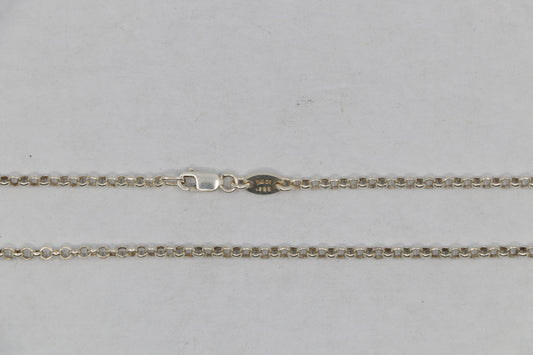 Chrome Hearts Roll Chain Necklace 18" .925 Sterling Silver | AVNTGRDNY NYC