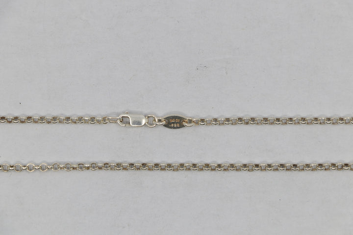 Chrome Hearts Roll Chain Necklace 18" .925 Sterling Silver | AVNTGRDNY NYC