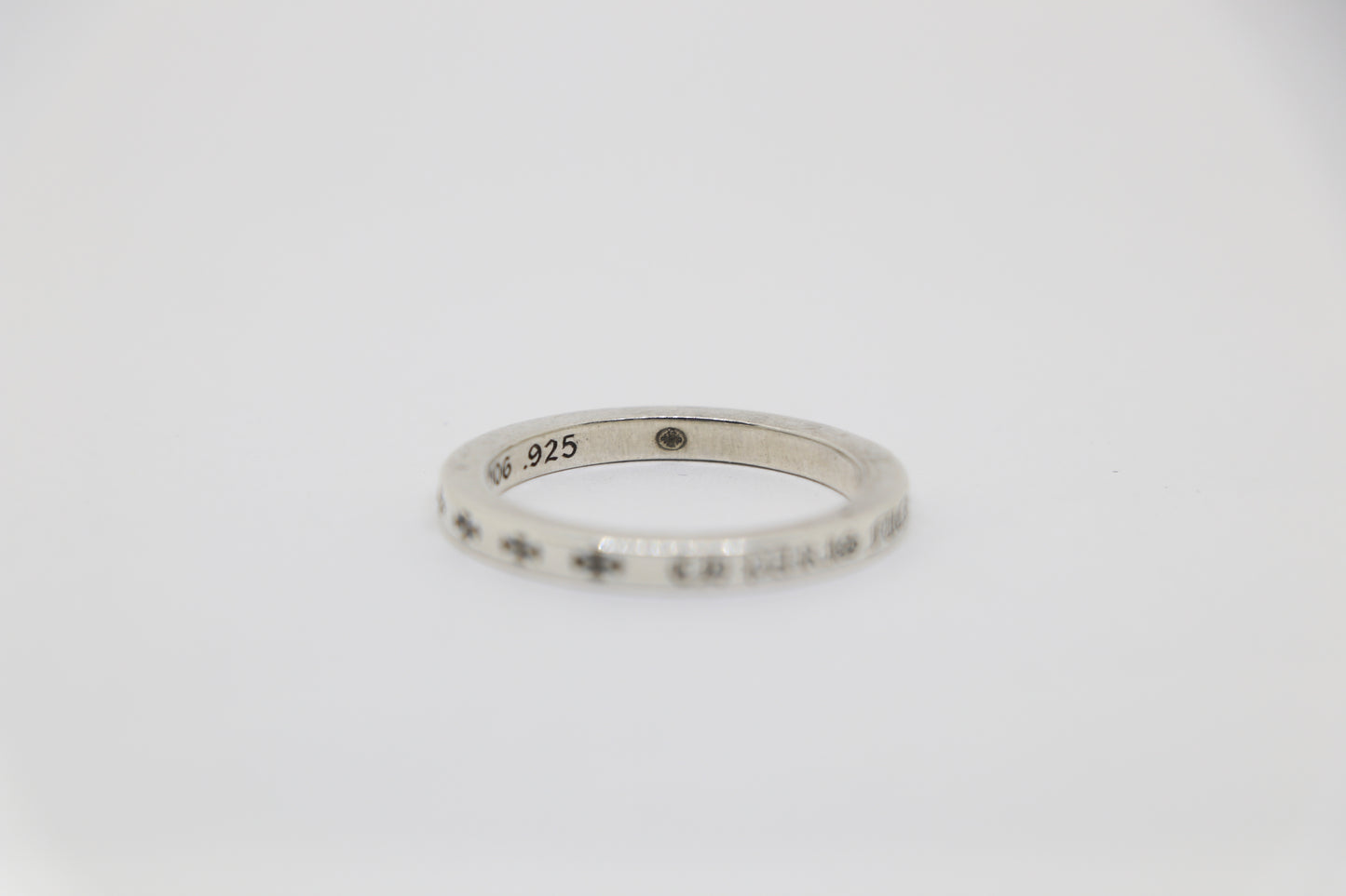 Chrome Hearts 3MM “Paris Fuck You” Spacer Ring Size 12 | AVNTGRDNY NYC