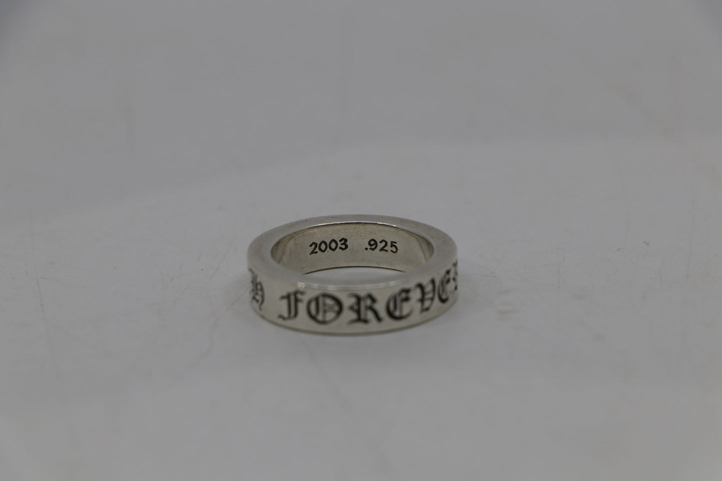 Chrome Hearts 6MM Spacer Ring Forever Size 9
