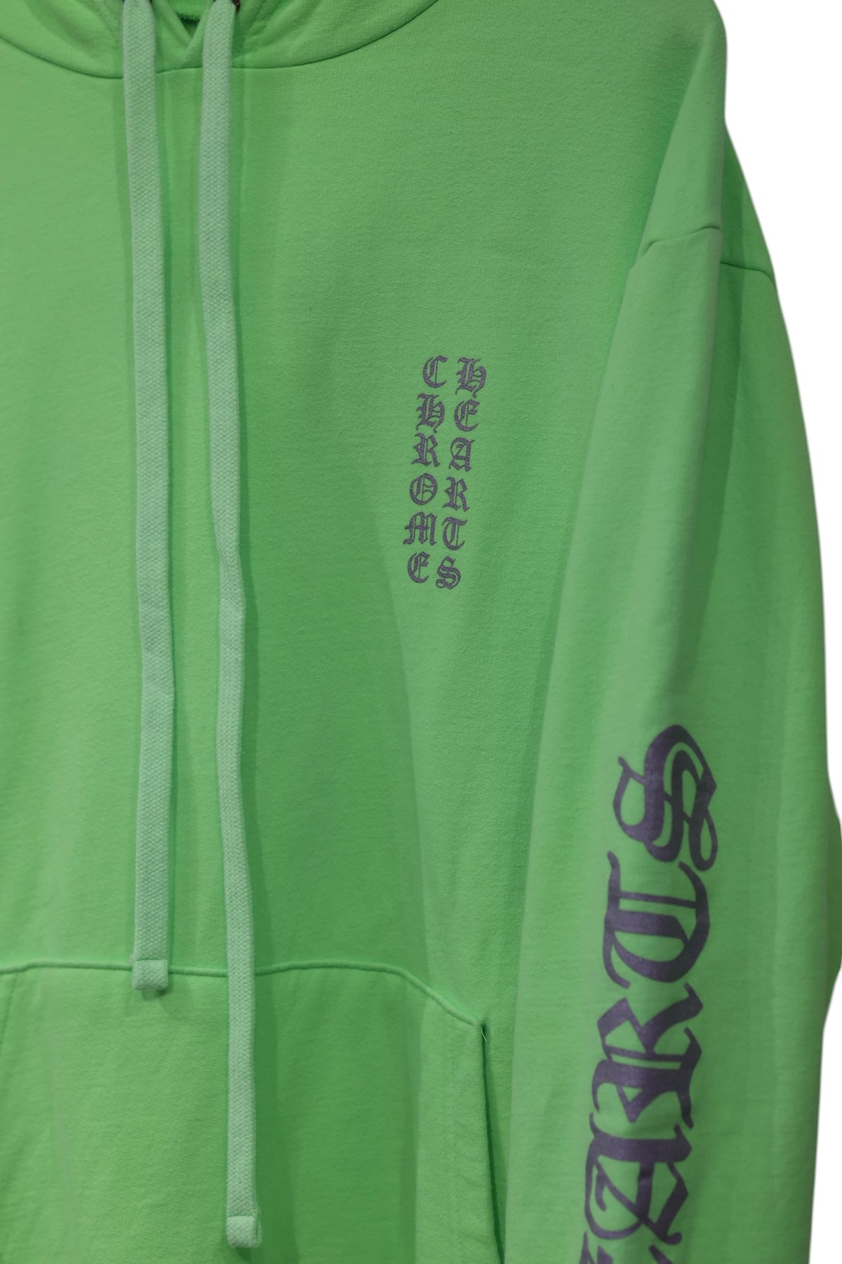 Chrome Hearts Miami Exclusive Neon Green Hoodie Size M | AVNTGRDNY NYC