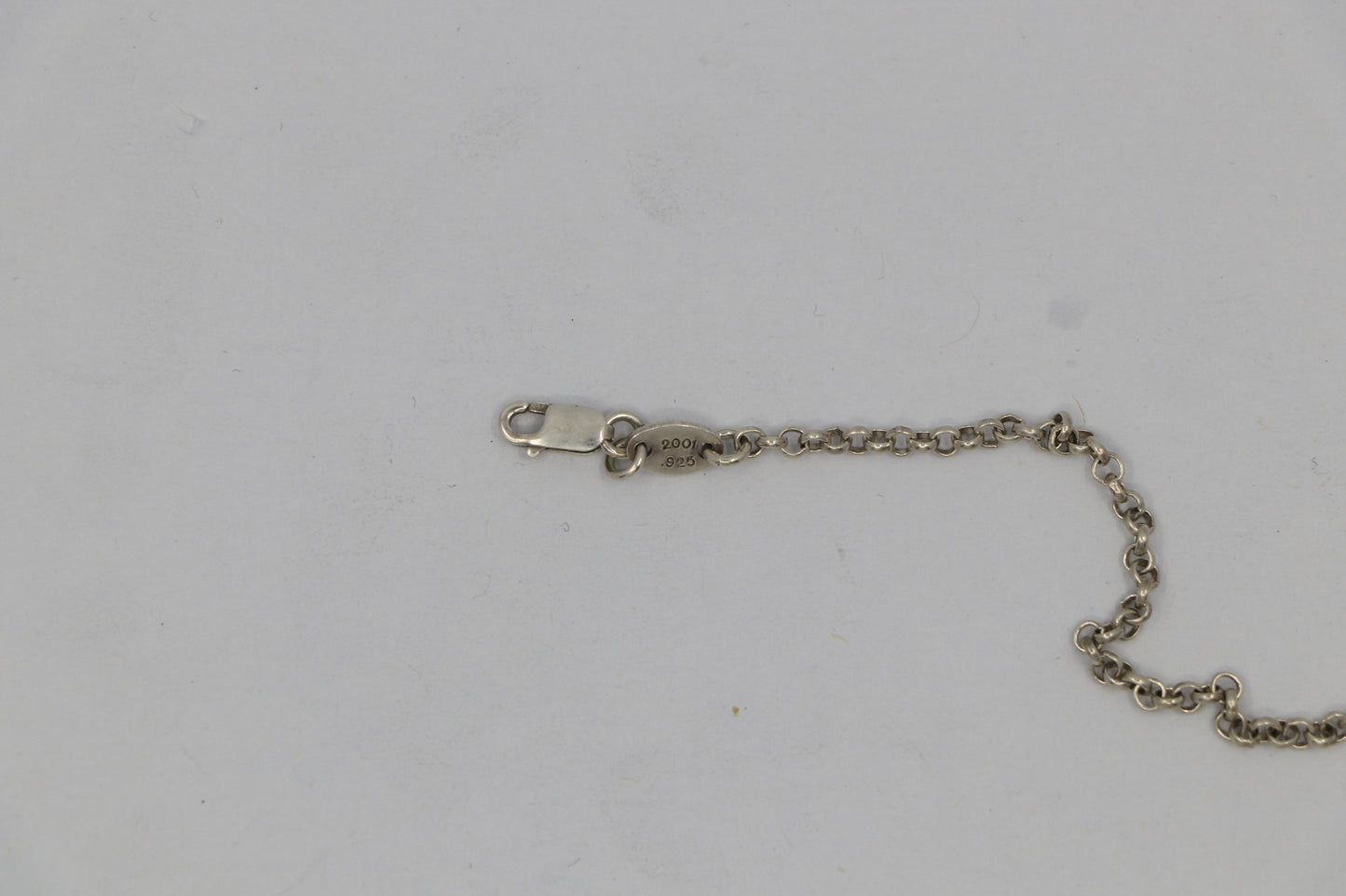 Chrome Hearts Safety Pin Necklace Silver on 20” Roll Chain | AVNTGRDNY NYC