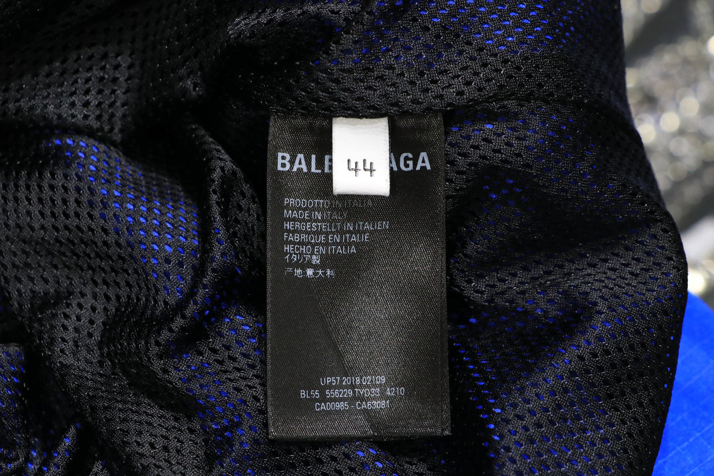 Balenciaga 80's Windbreaker Blue Size 44| AVNTGRDNY NYC
