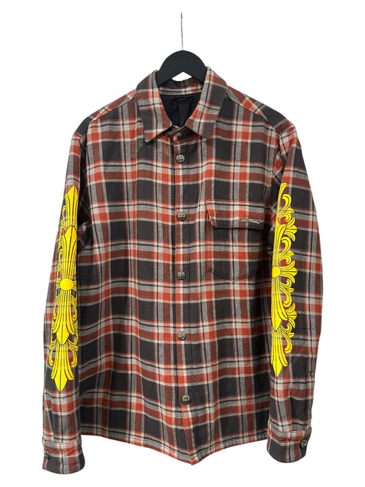 Chrome Hearts Flannel Brown/Red/Yellow Size L