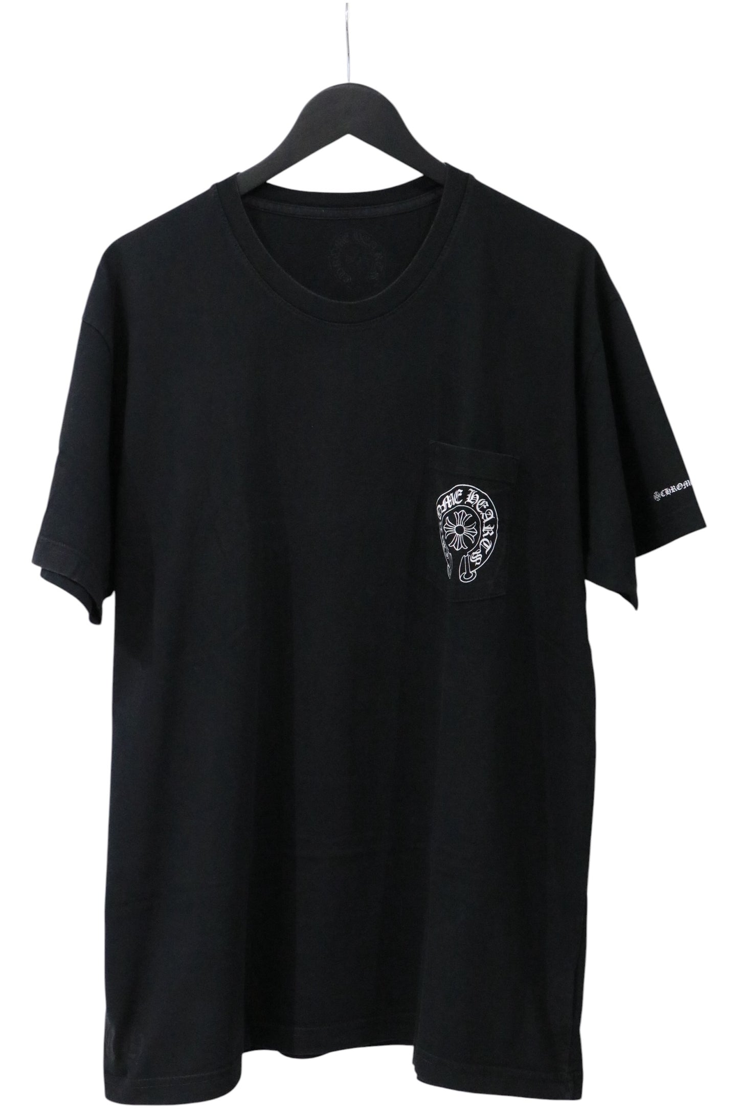 Chrome Hearts Horseshoe Pocket T-Shirt Black/White Size XXL| AVNTGRDNY NYC