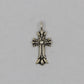Chrome Hearts Double Cross Charm Pave Diamond Sterling Silver New | AVNTGRDNY NYC