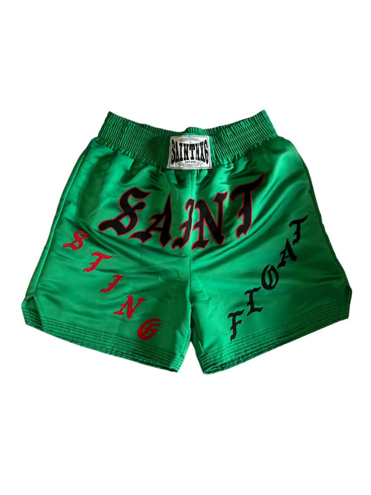 Saint Michael Boxing Shorts Green