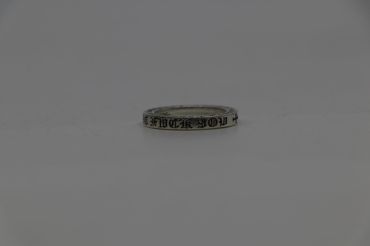 Chrome Hearts NYC Exclusive Fuck You 3MM Spacer Ring Size 8