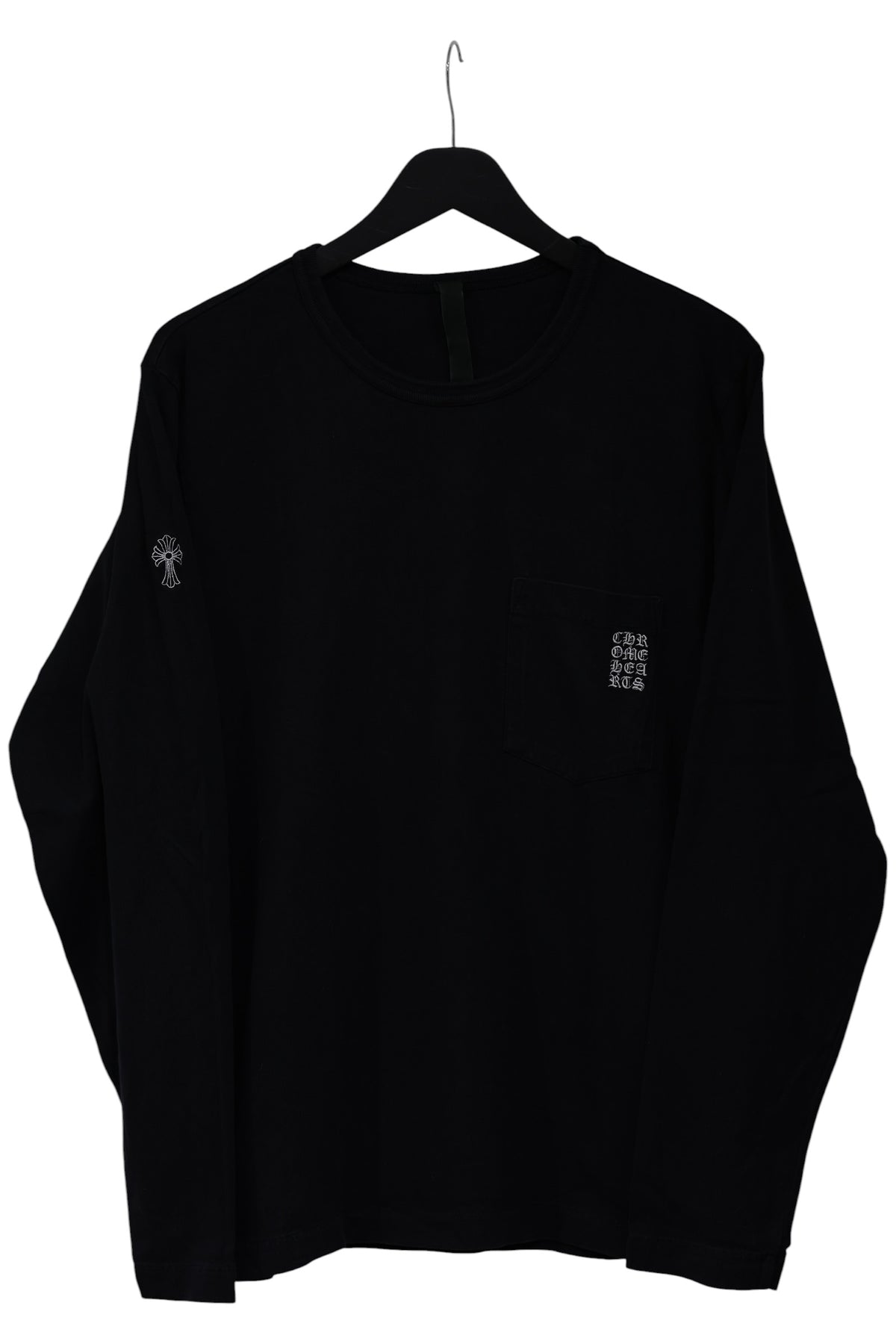 Chrome Hearts Eye Chart Long Sleeve T-Shirt Black Size M| AVNTGRDNY NYC