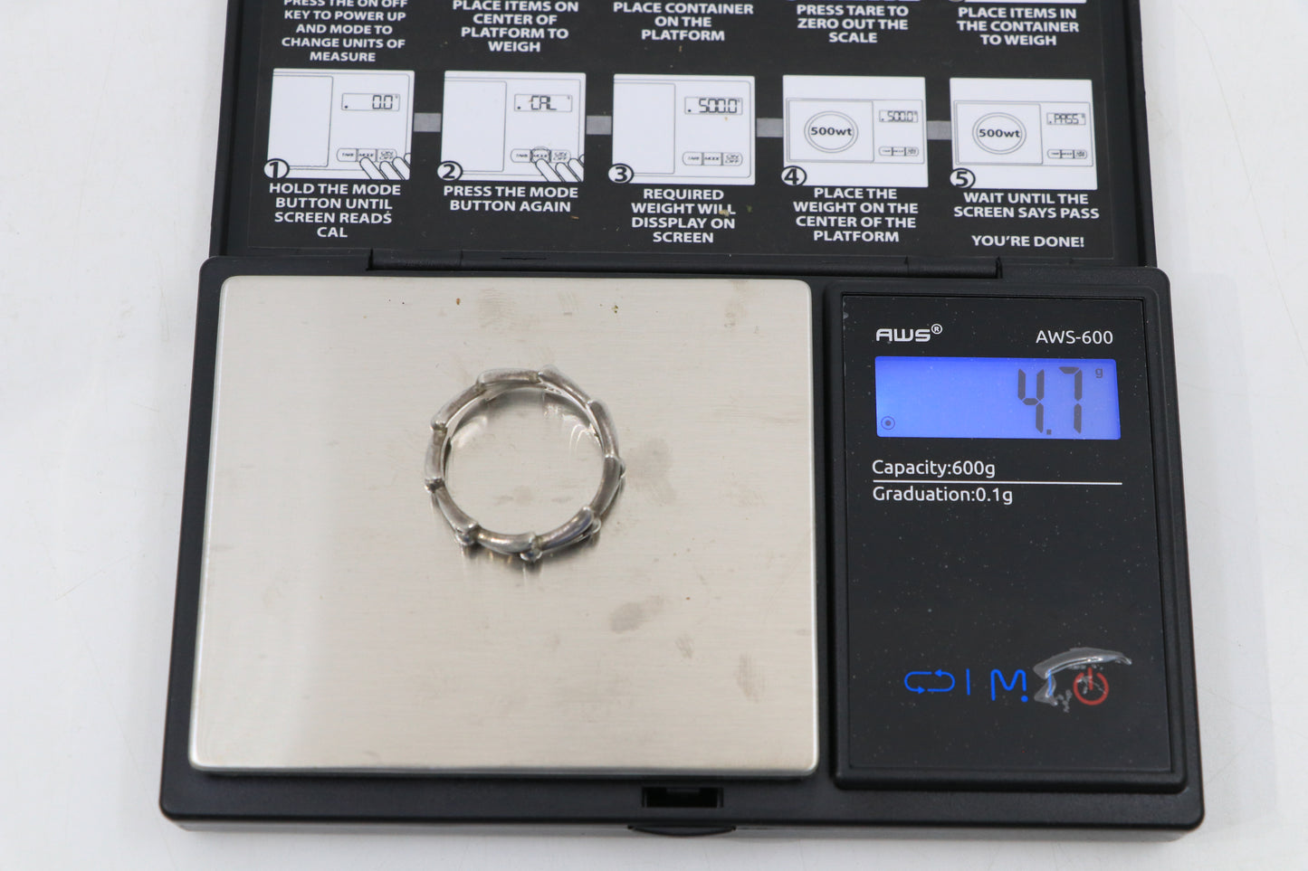 Chrome Hearts Crosstail Ring Size 10