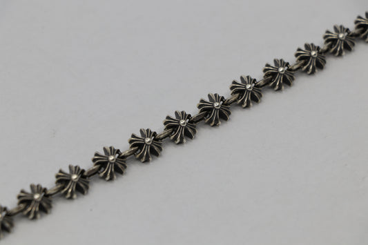Chrome Hearts X Link Bracelet 16 Links Sterling Silver New | AVNTGRDNY NYC