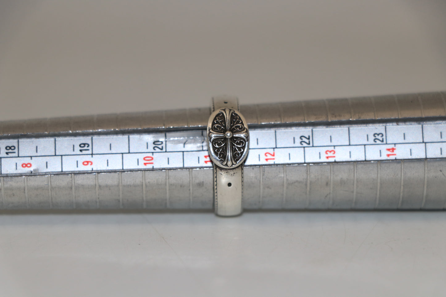 Chrome Hearts Oval Belt Ring Size 11