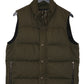 Chrome Hearts Canvas Puffer Vest Olive Size L