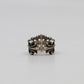 Chrome Hearts Double Floral Ring Size 7.5