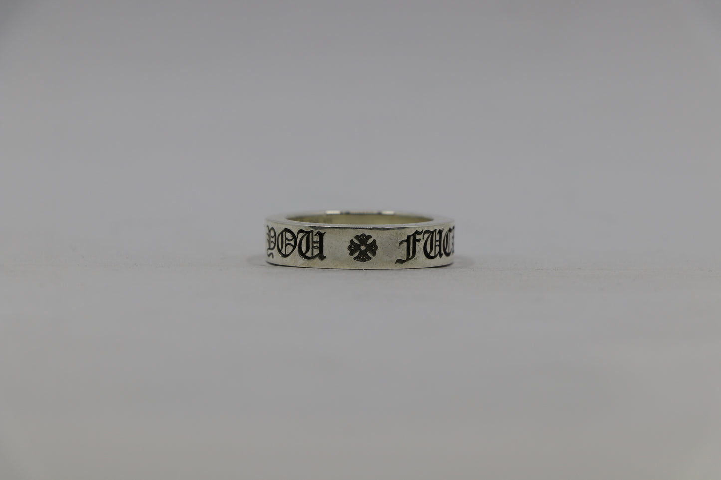 Chrome Hearts Fuck You 6MM Spacer Ring Size 10| AVNTGRDNY NYC