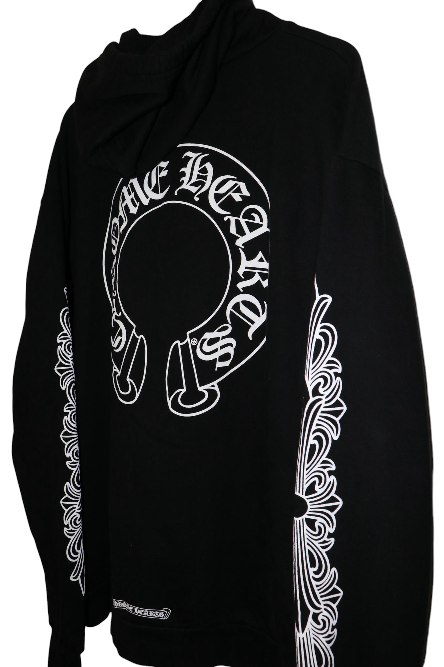 Chrome Hearts Floral Horseshoe Pullover Hoodie Black Size XL| AVNTGRDNY NYC