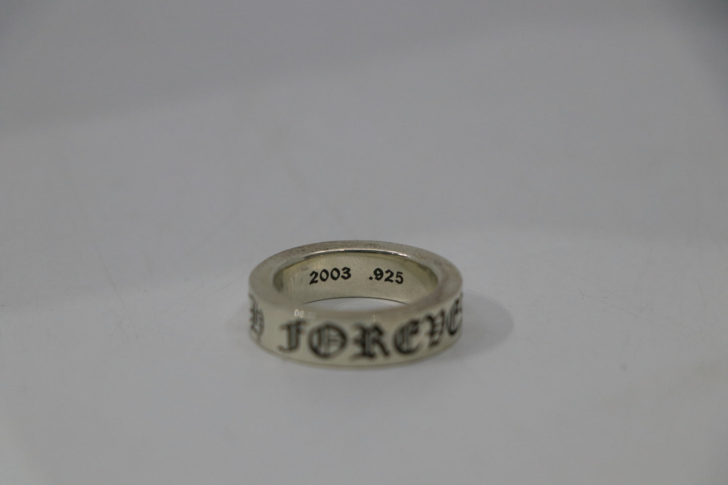 Chrome Hearts Forever 6MM Spacer Ring Size 7