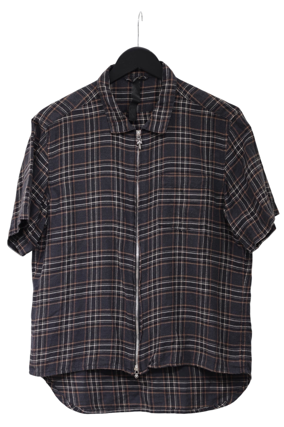 Chrome Hearts Dagger Flannel Short Sleeve T-Shirt Size S | AVNTGRDNY NYC