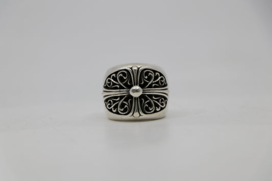 Chrome Hearts Oval Cross Ring Size 11