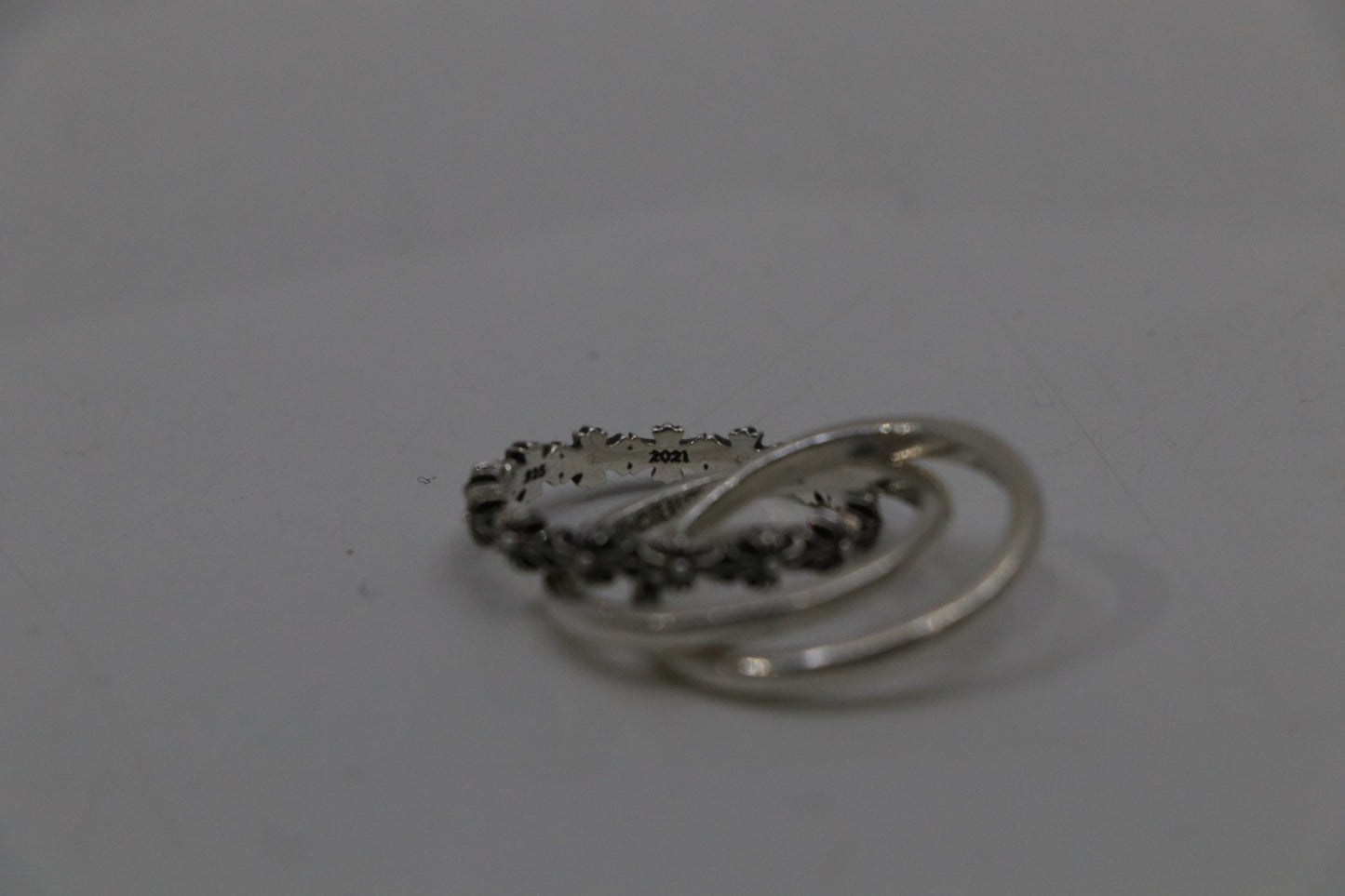 Chrome Hearts Tiny E CH Plus Band Triple Size 8