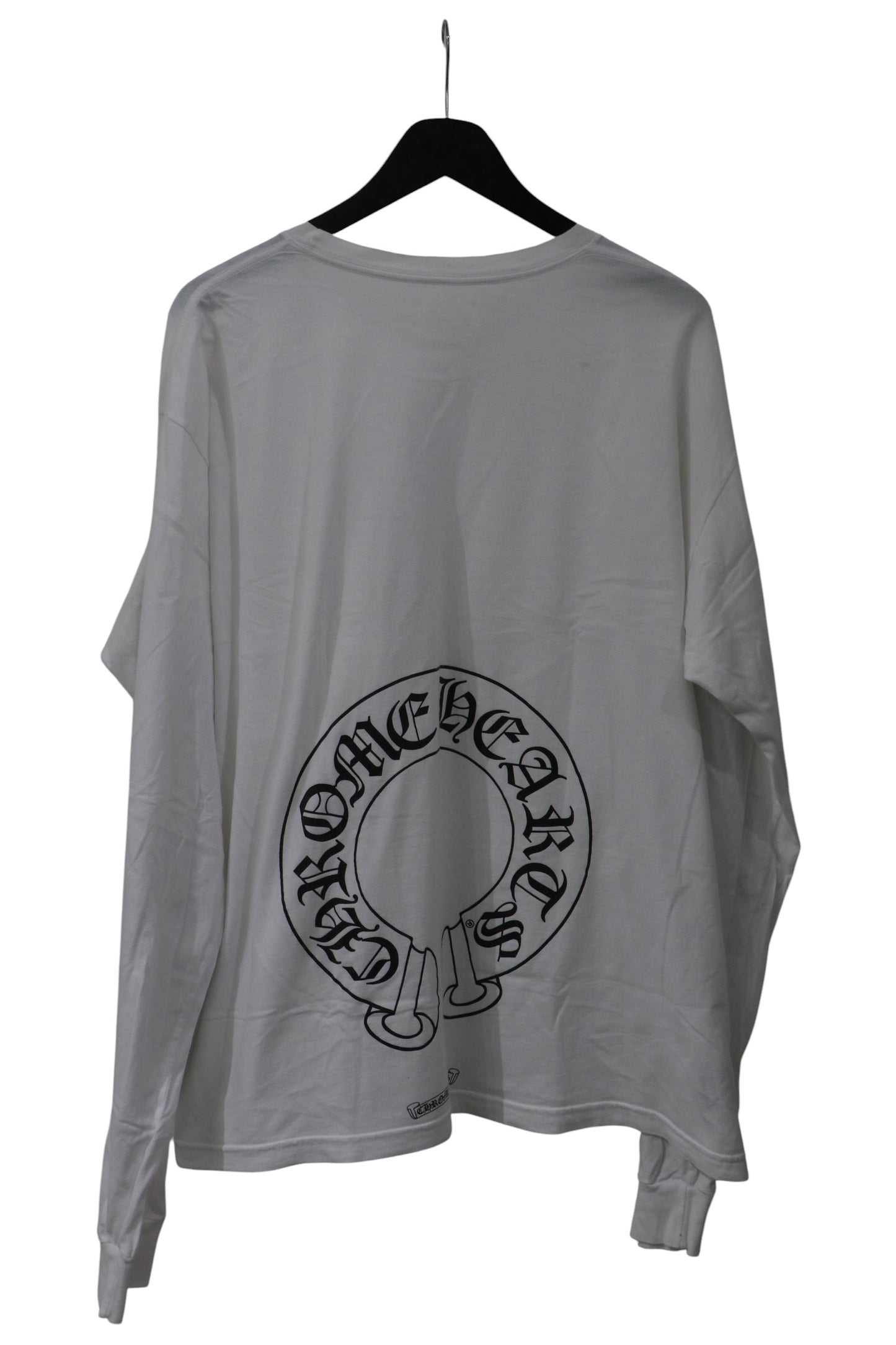 Chrome Hearts Floral Horseshoe Long Sleeve T-Shirt White/Black Size XXL| AVNTGRDNY NYC